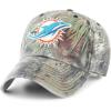 OTS NFL Miami Dolphins Men’s Challenger Adjustable Hat, Mossy Oak, One Size