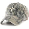 OTS NFL New Orleans Saints Men’s Challenger Adjustable Hat, Mossy Oak, One Size