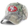 OTS NFL San Francisco 49ers Men’s Challenger Adjustable Hat, Mossy Oak, One Size