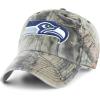 OTS NFL Seattle Seahawks Men’s Challenger Adjustable Hat, Mossy Oak, One Size