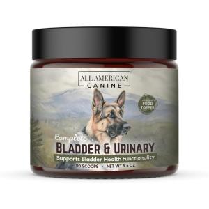 Complete Bladder & Urinary Natural Protein-Enriched Powdered Cranberry Food Topper for All Dogs, Supporting Urinary Health – 90 Servings