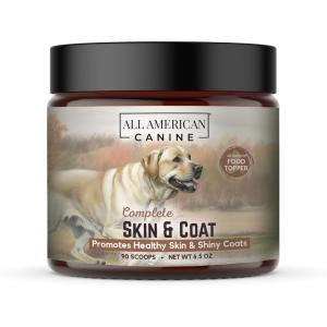 Complete Skin & Coat Natural Protein-Enriched Powdered Supplement Food Topper | 90 Servings