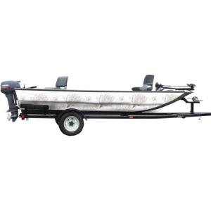 Mossy Oak Graphics Bottomland Camo Boat Wrap Kit – Easy to Install Vinyl Wrap with Matte Finish – 18″ x 12′ Kit(Winter Brush)