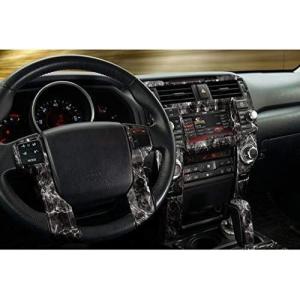 Mossy Oak Graphics Interior Auto Dash Kit, Easy to Install, No-fade, Cast Vinyl, Hi-Def, Matte Finish, 12″ x 20″, Many Patterns(Elements Agua Blacktip)