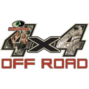 Mossy Oak Graphics Logo 4×4 Off Road Decal, Easy to Install, No-fade, Cast Vinyl, Hi-Def, Matte Finish, Many Patterns(Treestand)