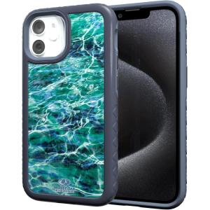 cellhelmet Mossy Oak | Agua Seafoam | Dual-Layer Case in Slate Blue Designed for iPhone 13 Mini Shock & Drop Proof – Durable | As Seen on Shark Tank