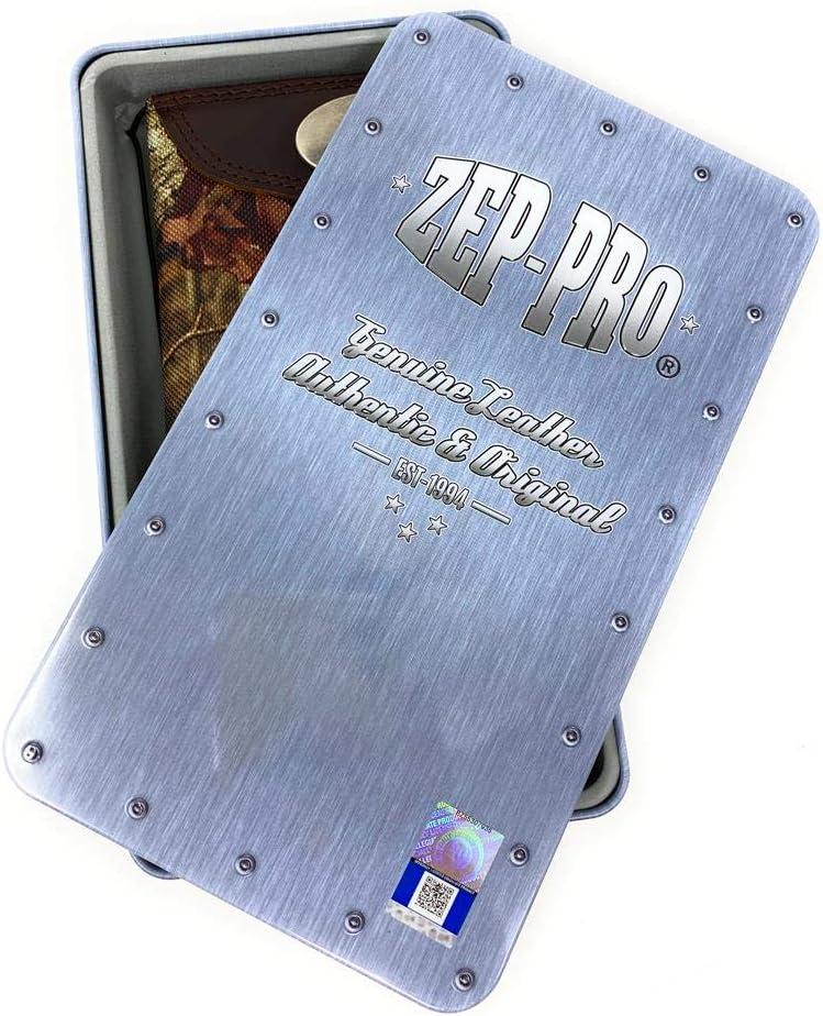 imageNCAA Texas AampampM Aggies ZepPro Mossy Oak Nylon and Leather SecretaryStyle Roper Concho Wallet Camouflage One Size
