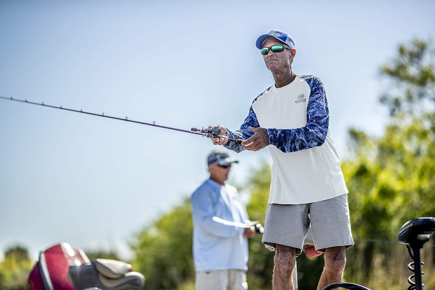 imageEAG Elite Mossy Oak Elements Long Sleeve Performance Fishing ShirtMarlin Cool Blue