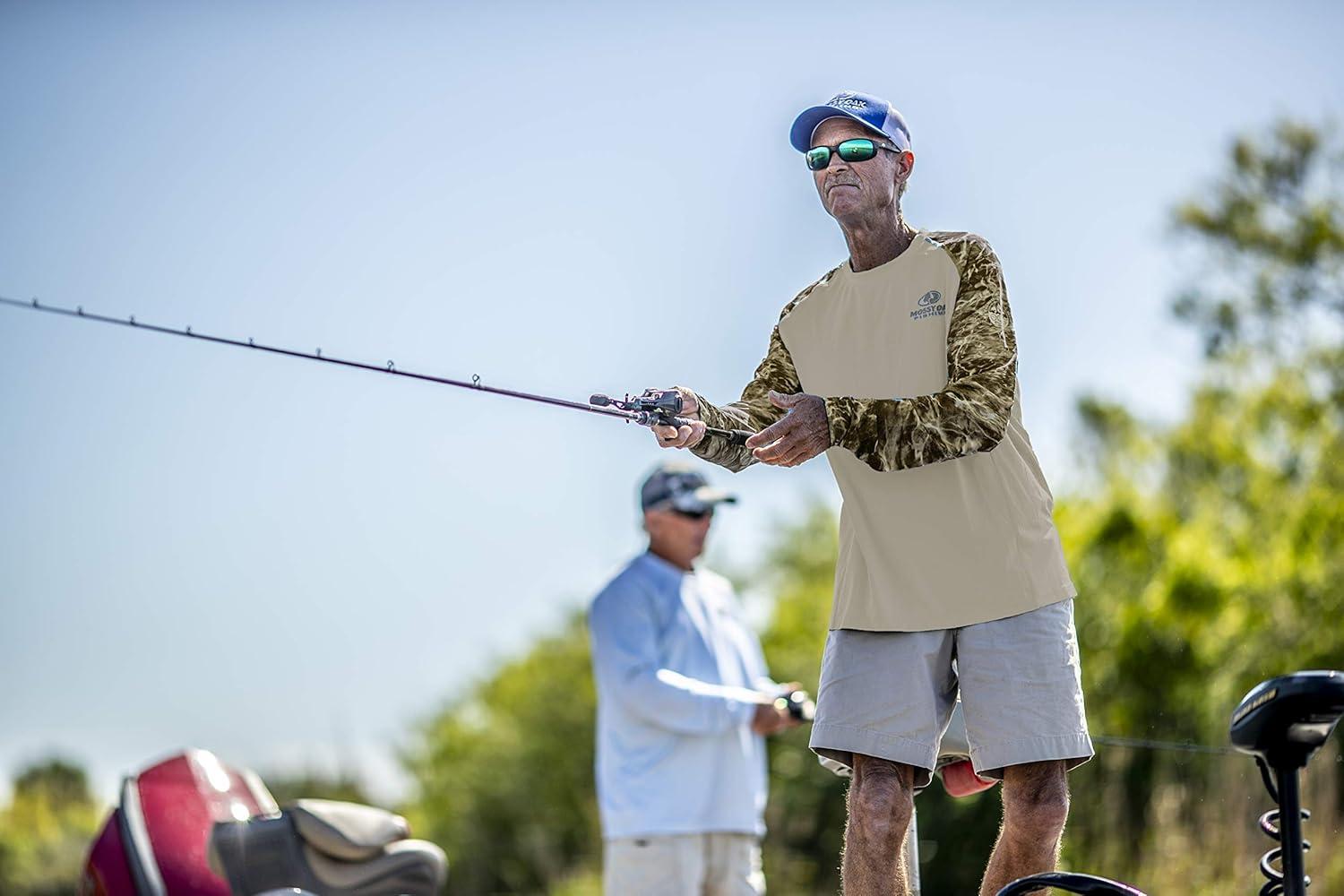 imageEAG Elite Mossy Oak Elements Long Sleeve Performance Fishing ShirtSand Crab