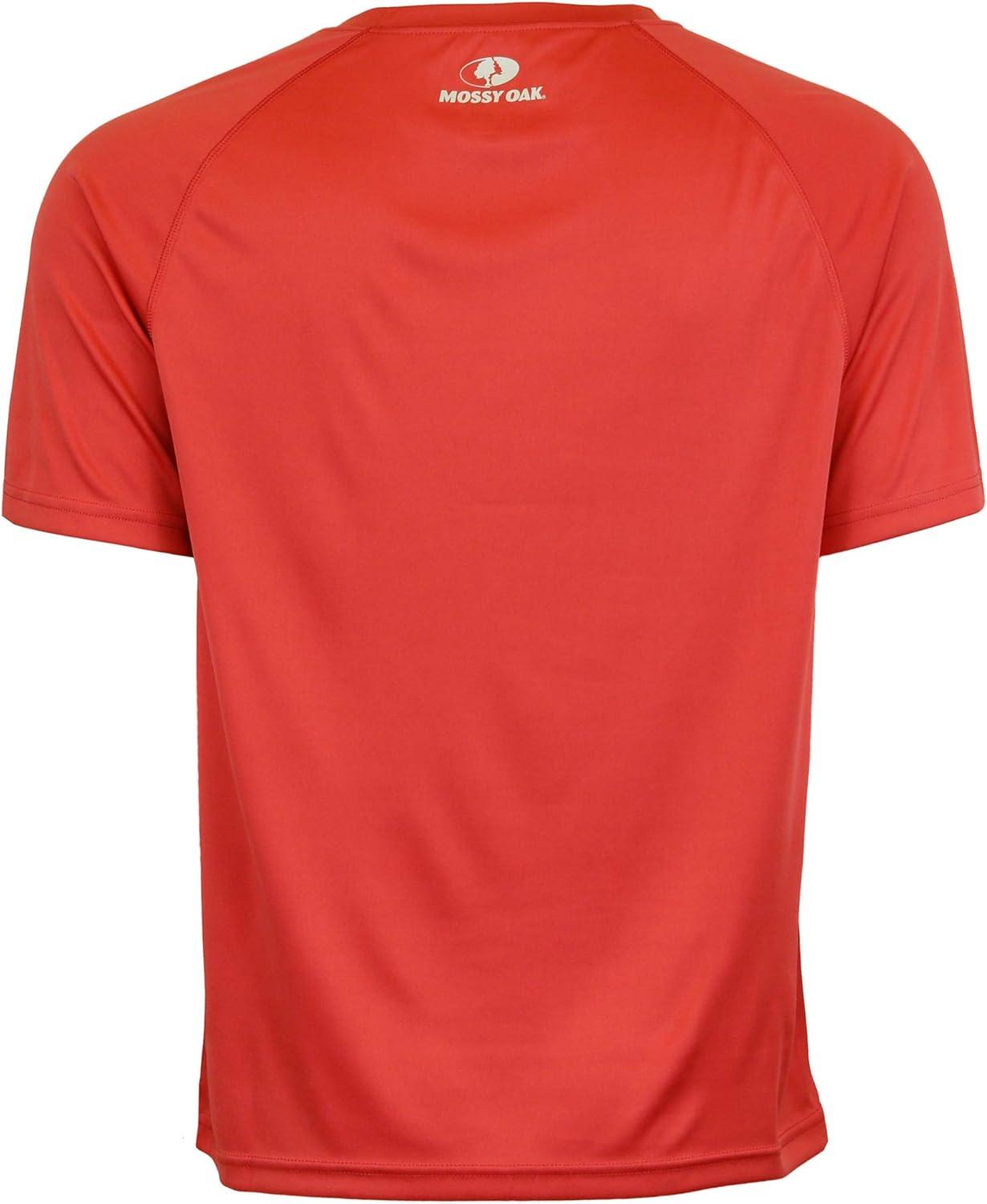 imageMossy Oak Fishing Shirts for Men Swim Shirts Beach Shirt Short SleeveCardinal