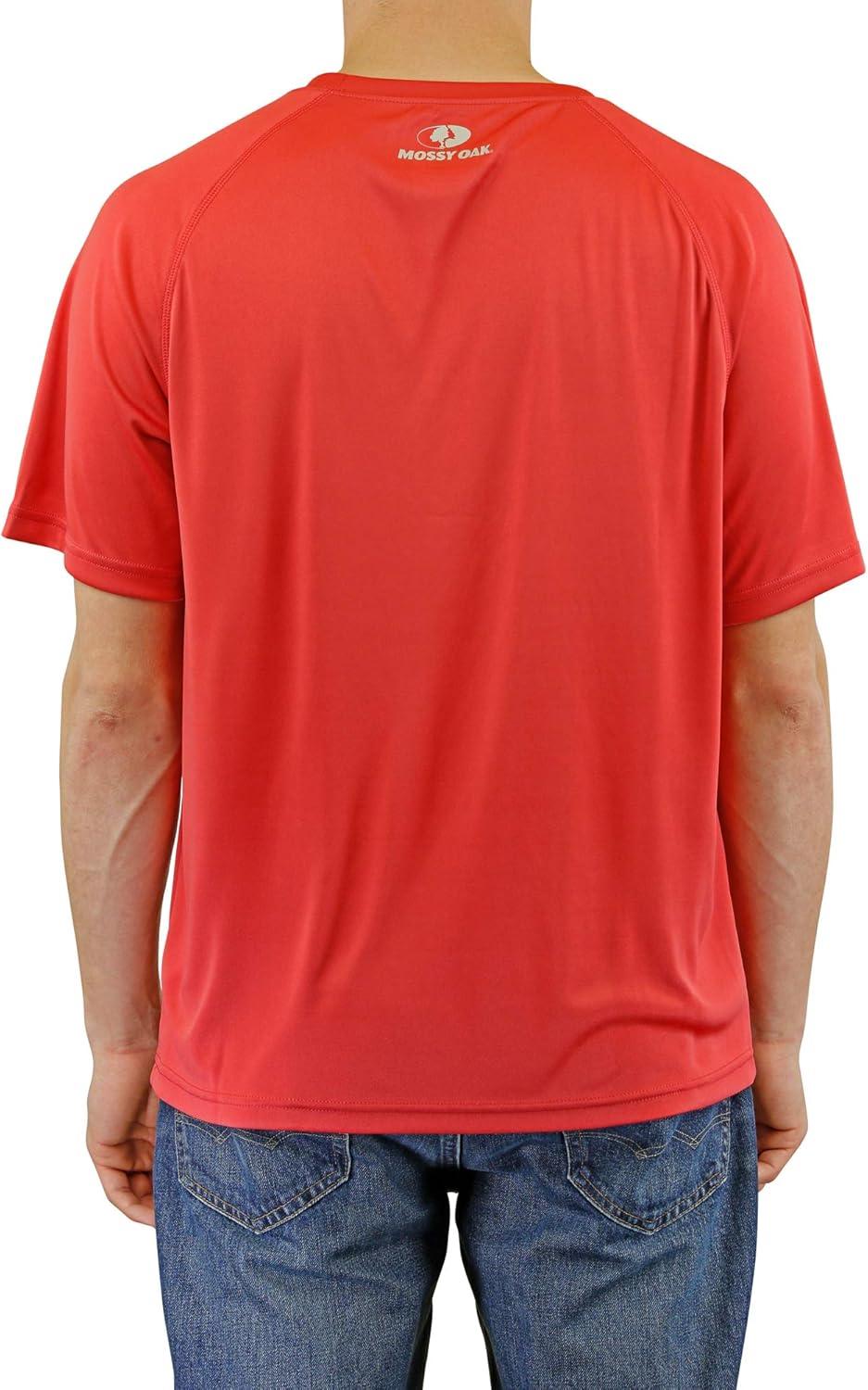 imageMossy Oak Fishing Shirts for Men Swim Shirts Beach Shirt Short SleeveCardinal