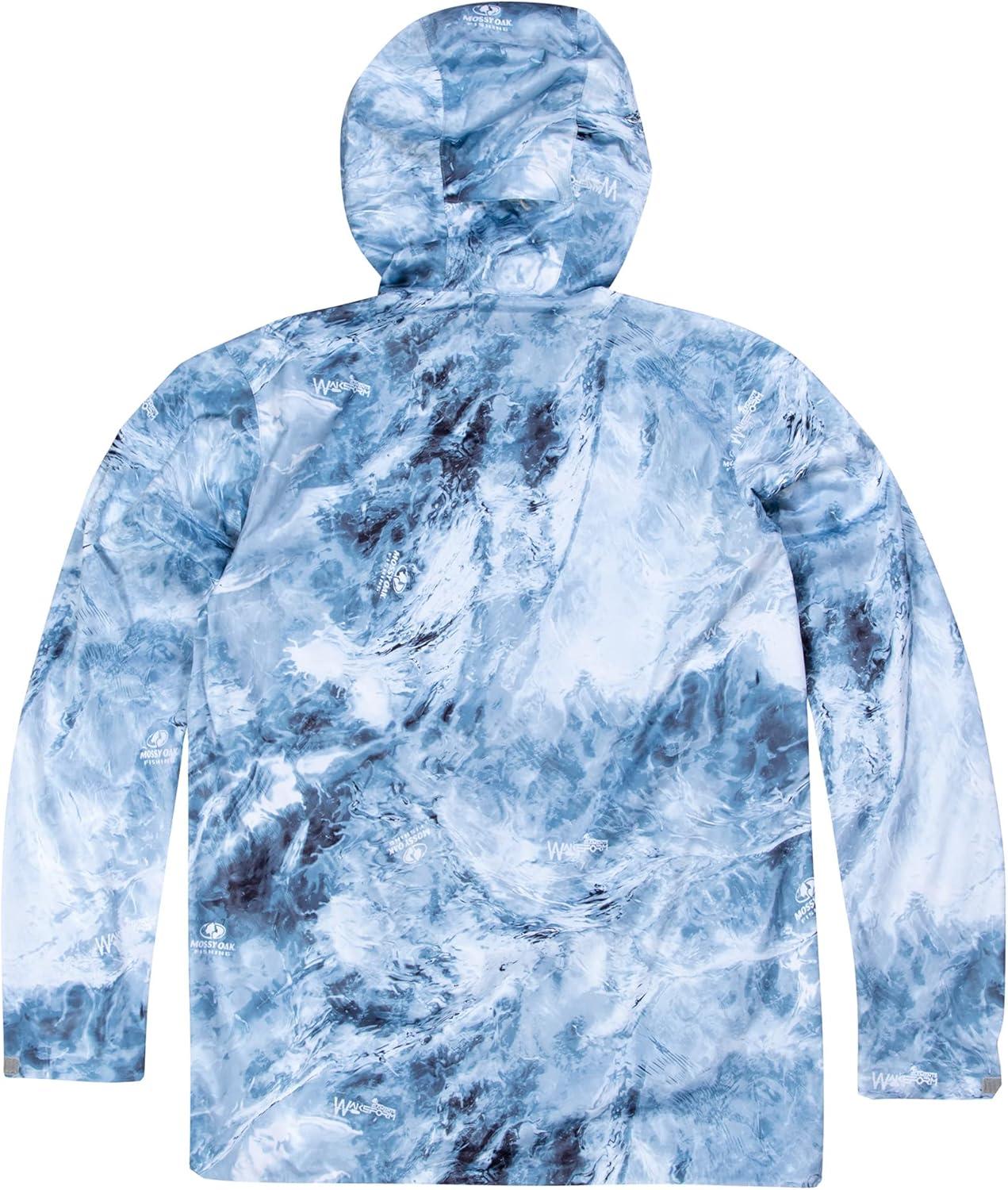 imageMossy Oak Mens Fishing Rain Jacket with HoodArctic