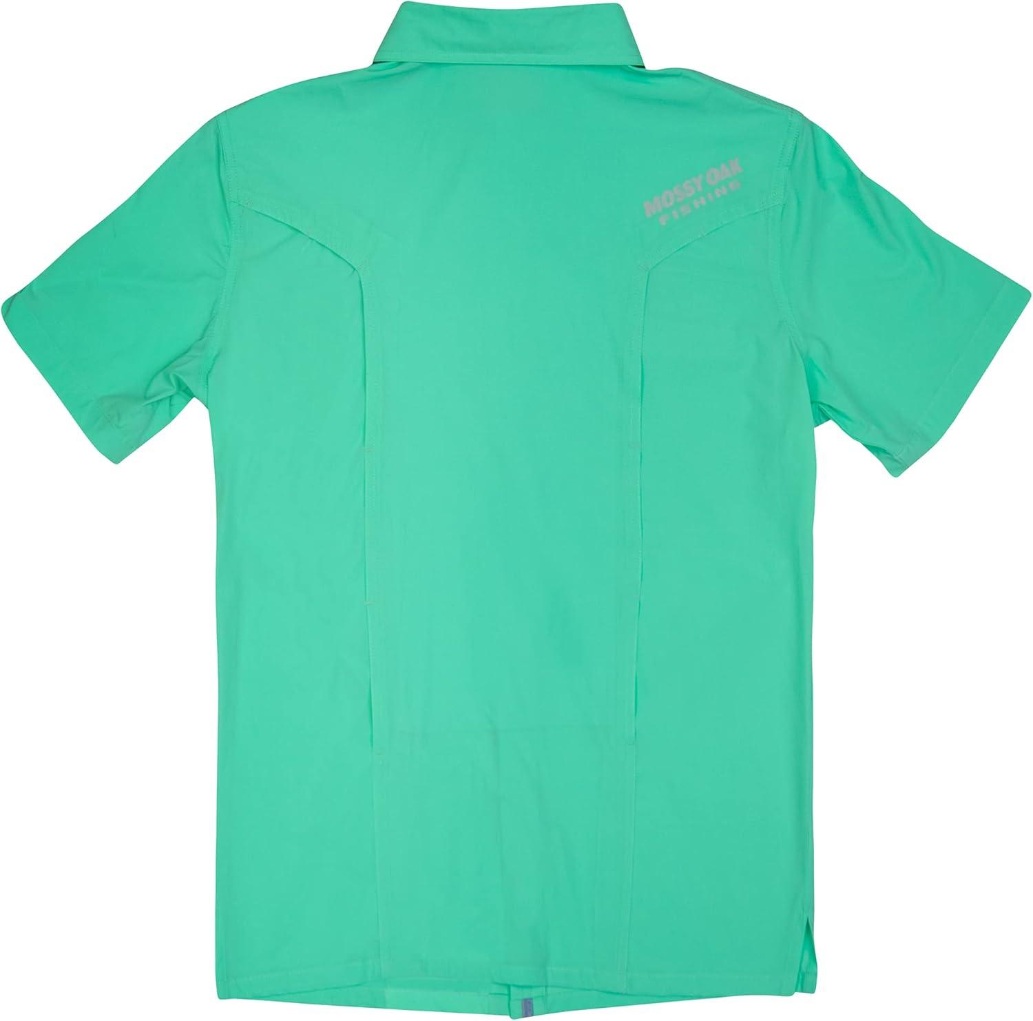 imageMossy Oak Mens Fishing Shirts Short Sleeve OffshoreCarnival Glass