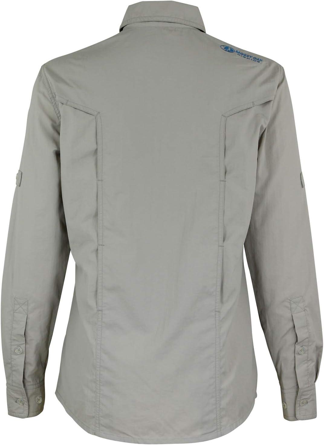 imageMossy Oak Womens Long Sleeve Performance Fishing ShirtCool Gray