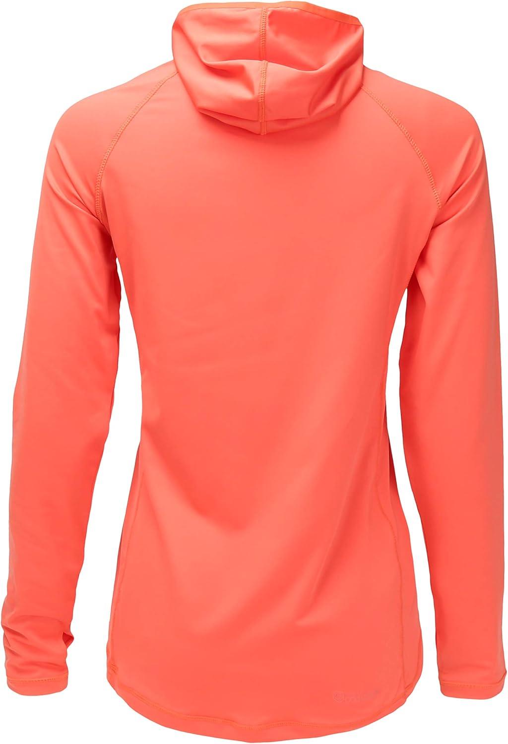 imageWomens UPF 50 Lightweight Quick Dry Sun Protection Outdoor Hoodie with gaiterEmberglow