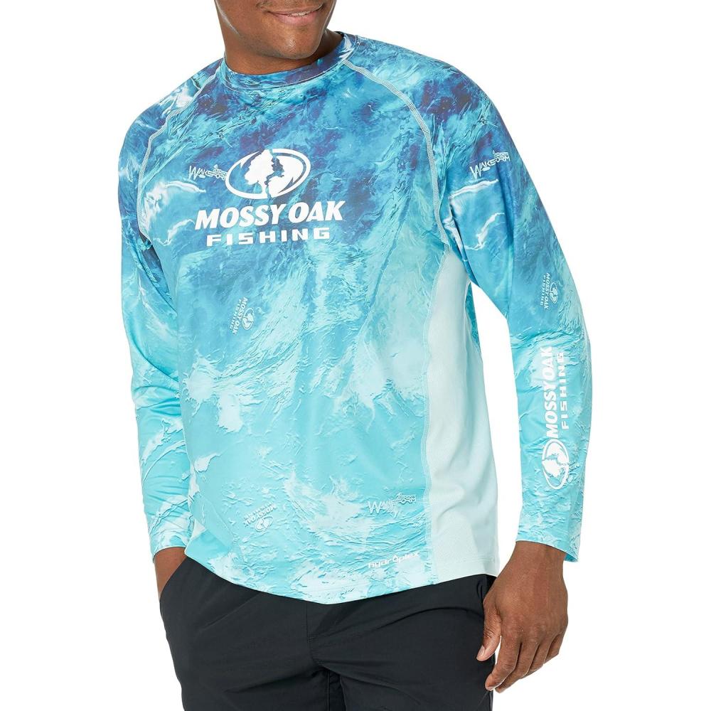 imageMossy Oak Fishing Shirts for Men Long Sleeve with 40 UPF Sun ProtectionEquator