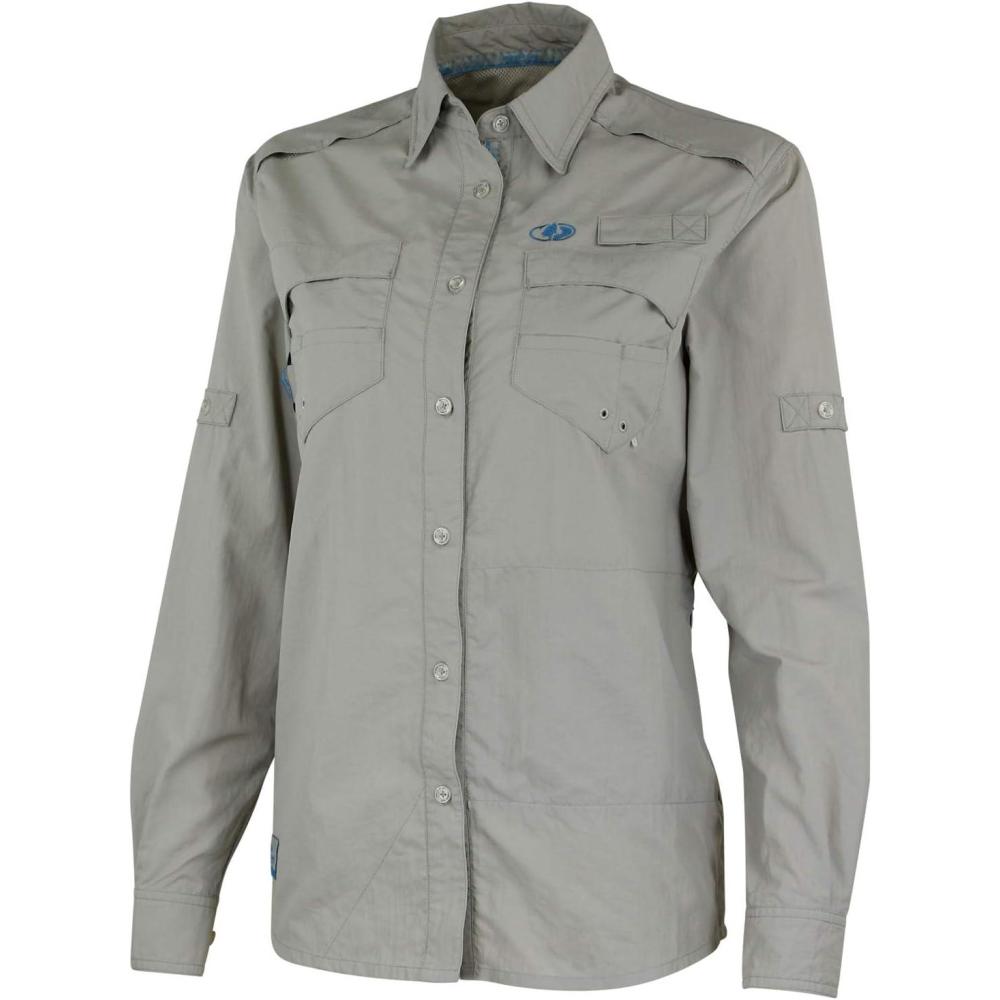 imageMossy Oak Womens Long Sleeve Performance Fishing ShirtCool Gray