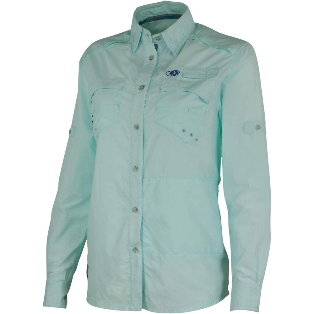 imageMossy Oak Womens Long Sleeve Performance Fishing ShirtSoothing Sea