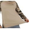 EAG Elite Mossy Oak Elements Long Sleeve Performance Fishing Shirt(Sand Crab)