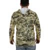 EAG Elite Mossy Oak Elements Performance SPF Fishing Sun Hoodie UPF 50(Sand Crab)