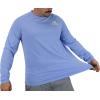 EAG Elite Mossy Oak Long Sleeve Solid Performance Fishing Shirt(Coastal Blue)