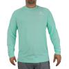 EAG Elite Mossy Oak Long Sleeve Solid Performance Fishing Shirt(Seafoam)