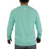EAG Elite Mossy Oak Long Sleeve Solid Performance Fishing Shirt(Seafoam)