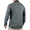 Men’s Athletic UPF 50+ Quick Dry Lightweight Long Sleeve Sun Protection Zip Pullover(Black)