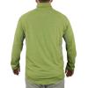 Men’s Athletic UPF 50+ Quick Dry Lightweight Long Sleeve Sun Protection Zip Pullover(Mosstone)
