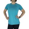 Mossy Oak Elements Women’s Breeze Short Sleeve Coolcore Sun Shirt(Caribbean Sea)