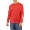Mossy Oak Fishing Shirts for Men, Long Sleeve, Moisture Wicking, Sun Protection(Cardinal)