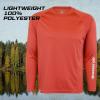 Mossy Oak Fishing Shirts for Men, Long Sleeve, Moisture Wicking, Sun Protection(Cool Grey)