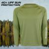 Mossy Oak Fishing Shirts for Men, Long Sleeve, Moisture Wicking, Sun Protection(Pavement)