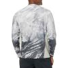 Mossy Oak Fishing Shirts for Men Long Sleeve with 40+ UPF Sun Protection(Hailstone)