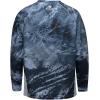 Mossy Oak Fishing Shirts for Men Long Sleeve with 40+ UPF Sun Protection(High Seas)