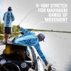 Mossy Oak Fishing Shirts for Men Long Sleeve with 40+ UPF Sun Protection(High Seas)