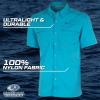 Mossy Oak Fishing Shirts for Men, Quick Dry with UPF Sun Protection(Blue Horizon)