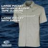 Mossy Oak Fishing Shirts for Men, Quick Dry with UPF Sun Protection(Deep Sea Blue)