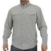 Mossy Oak Long Sleeve Button Down Performance Coolcore Fishing Shirt(Drizzle)
