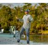 Mossy Oak Long Sleeve Button Down Performance Coolcore Fishing Shirt(Drizzle)