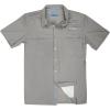 Mossy Oak Mens Fishing Shirts Short Sleeve Offshore(Cool Grey)