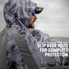 Mossy Oak Men’s Lightweight Sun Hoodie, Hooded Fishing Shirts(Illusion Blue)