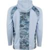 Mossy Oak Men’s Lightweight Sun Hoodie, Hooded Fishing Shirts(Illusion Blue)