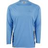 Mossy Oak Men’s Long Sleeve Performance Moisture Wicking Fishing Shirt(Ocean Blue/Marlin)