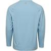 Mossy Oak Men’s Sun Shirts Uv Protection Long Sleeve(Cool Blue)