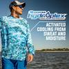 Mossy Oak Men’s Sun Shirts Uv Protection Long Sleeve(Cool Grey)