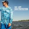 Mossy Oak Men’s Sun Shirts Uv Protection Long Sleeve(Florida Keys)