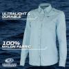 Mossy Oak Womens Long Sleeve Performance Fishing Shirt(Coral)