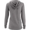Women’s Long Sleeve V-Neck UPF 50 Quick Dry Sun Protection Lightweight Outdoor Hoodie(Heather Grey)