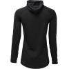 Women’s UPF 50 Lightweight Quick Dry Sun Protection Outdoor Hoodie with gaiter(Black)